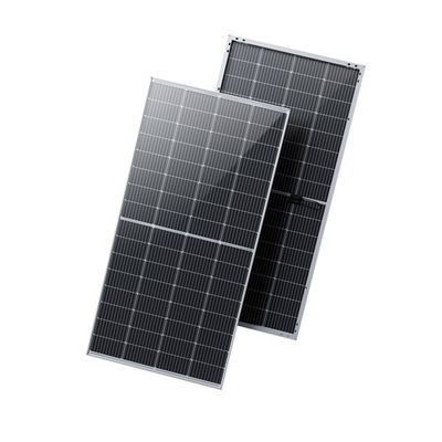 410 Watt IP68 Bifacial Solar Panels Crystalline With Black Frame Monocrystalline HJT