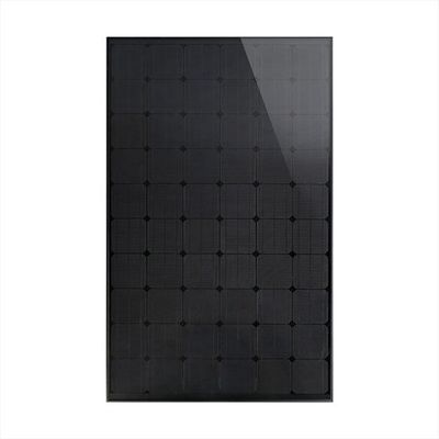 All Black 290w Black Solar PV Panels Monocrystalline Lightweight Solar Panels