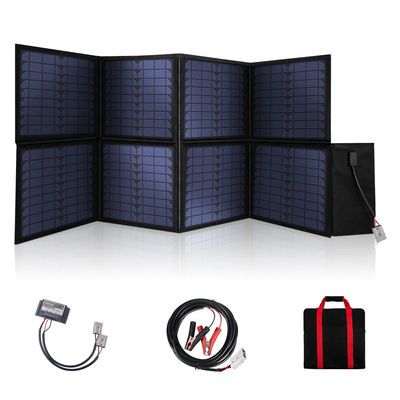 120W Monocrystalline Solar Folding Solar Panels With Bracket Perfect For Outdoor Camping