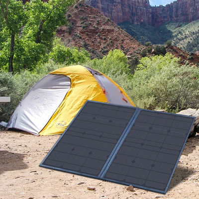 Best 100W Portable Solar Panels Size 1275*545*5mm For Outdoor Travelling Light