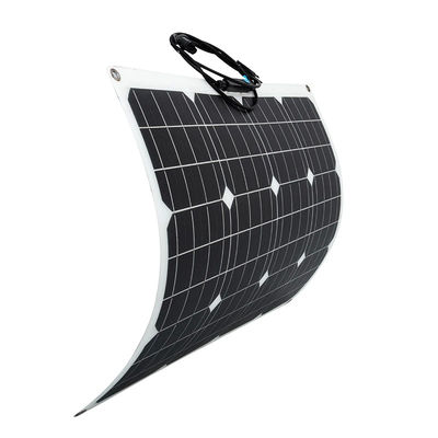 50W Semi-Flexible Solar Panel For Car Boats With Top Efficiency And ETFE Surface