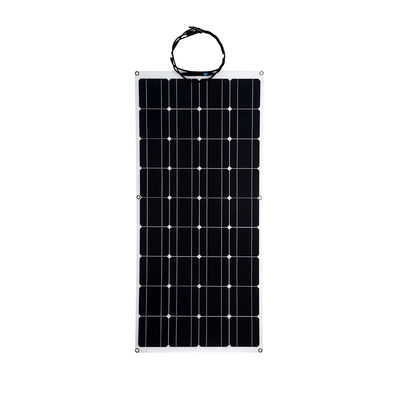Lightweight And Easy To Install 100w 12v Semi Flexible Solar Panel For Car Boats