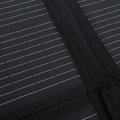200W Black Partabl Solar Blanket For Outdoor Enthusiasts
