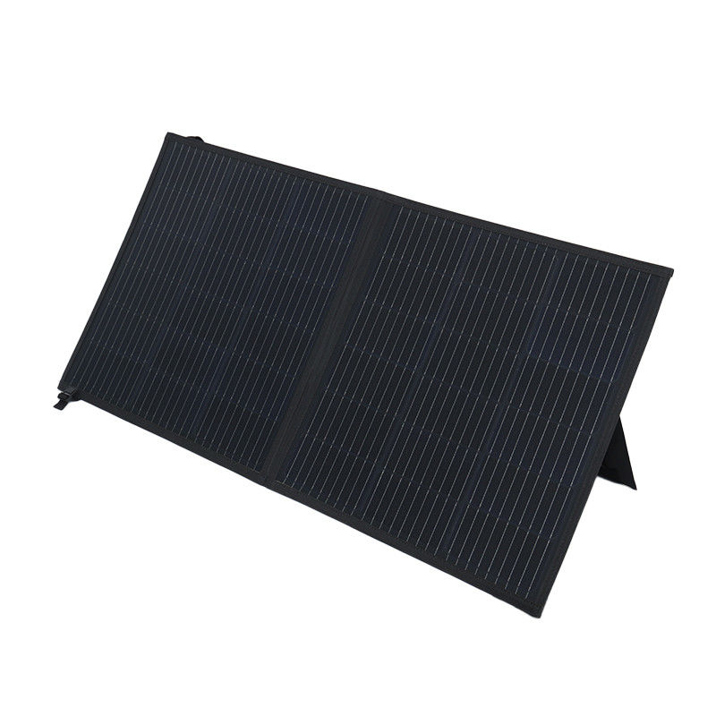 Solar Cell Monocrystalline Cell Blue Portable 100W Solar Blanket with Bracket for Camping